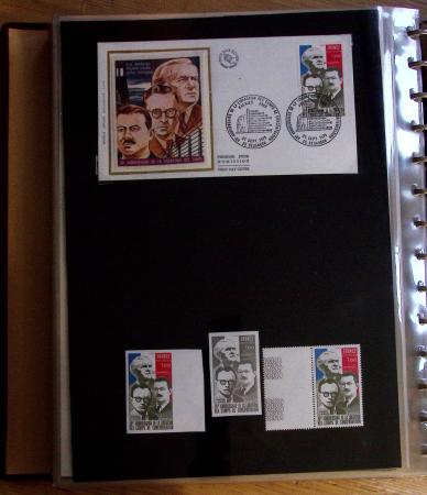 1973-1977, Collection montée en 5 classeurs du Musée