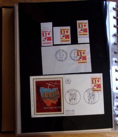 1973-1977, Collection montée en 5 classeurs du Musée