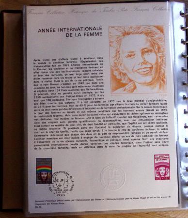 1973-1977, Collection montée en 5 classeurs du Musée