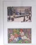 1912-91 Collection de cartes en six classeurs comprenant