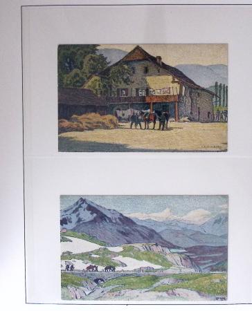 1912-91 Collection de cartes en six classeurs comprenant