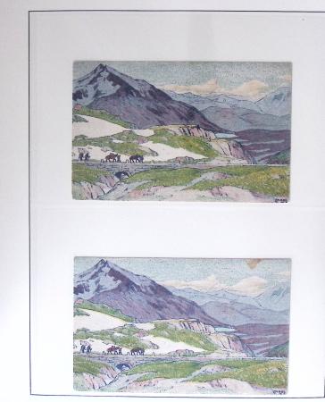 1912-91 Collection de cartes en six classeurs comprenant