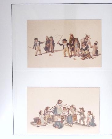 1912-91 Collection de cartes en six classeurs comprenant