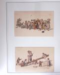 1912-91 Collection de cartes en six classeurs comprenant