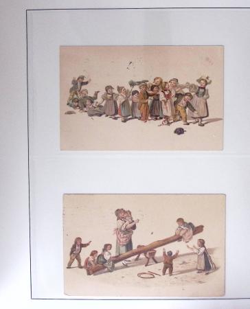 1912-91 Collection de cartes en six classeurs comprenant