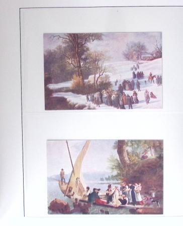 1912-91 Collection de cartes en six classeurs comprenant