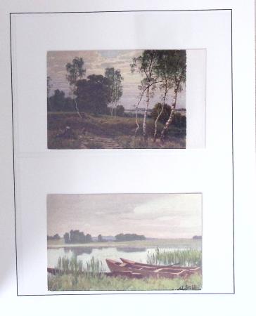 1912-91 Collection de cartes en six classeurs comprenant