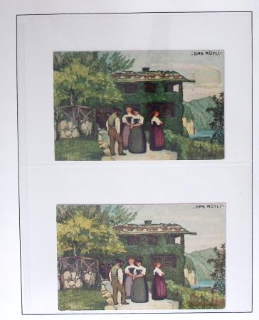 1912-91 Collection de cartes en six classeurs comprenant