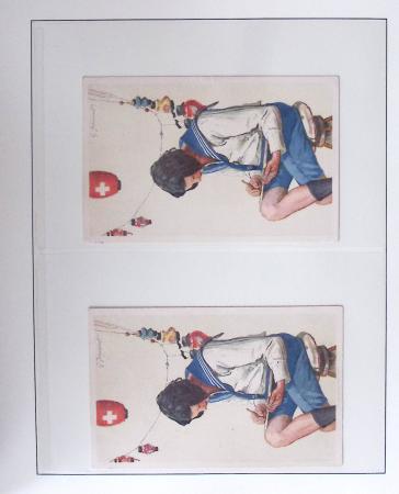 1912-91 Collection de cartes en six classeurs comprenant