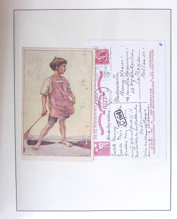 1912-91 Collection de cartes en six classeurs comprenant