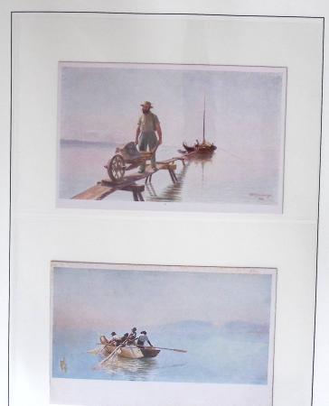 1912-91 Collection de cartes en six classeurs comprenant
