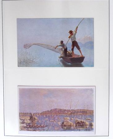 1912-91 Collection de cartes en six classeurs comprenant
