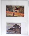 1912-91 Collection de cartes en six classeurs comprenant