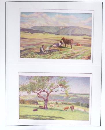 1912-91 Collection de cartes en six classeurs comprenant