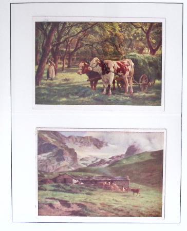 1912-91 Collection de cartes en six classeurs comprenant