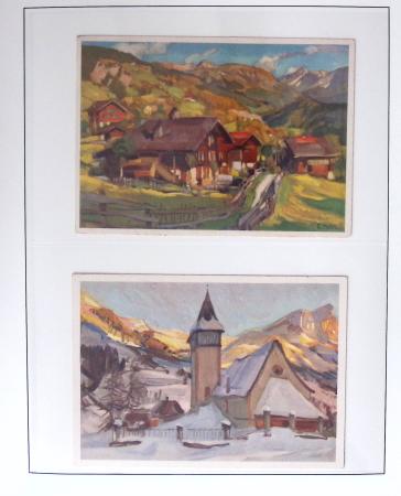 1912-91 Collection de cartes en six classeurs comprenant