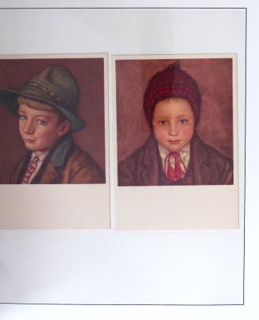 1912-91 Collection de cartes en six classeurs comprenant