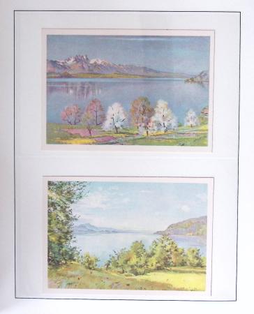 1912-91 Collection de cartes en six classeurs comprenant