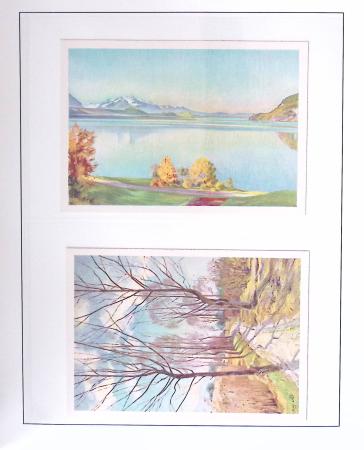 1912-91 Collection de cartes en six classeurs comprenant