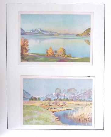1912-91 Collection de cartes en six classeurs comprenant