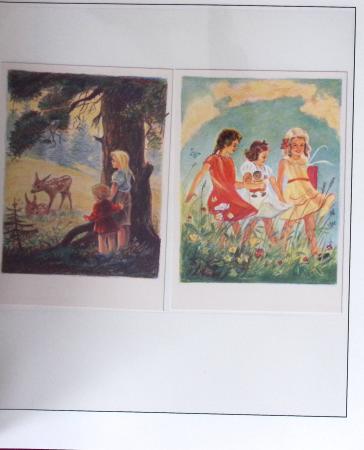 1912-91 Collection de cartes en six classeurs comprenant