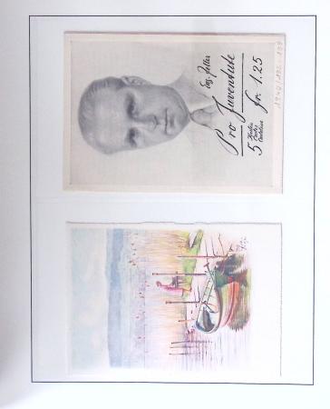 1912-91 Collection de cartes en six classeurs comprenant