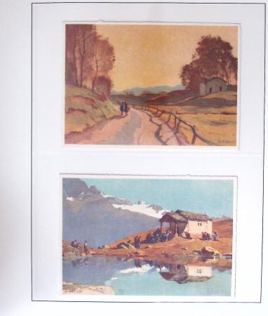 1912-91 Collection de cartes en six classeurs comprenant