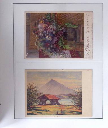 1912-91 Collection de cartes en six classeurs comprenant