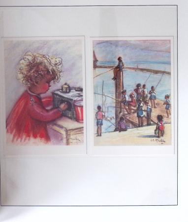 1912-91 Collection de cartes en six classeurs comprenant