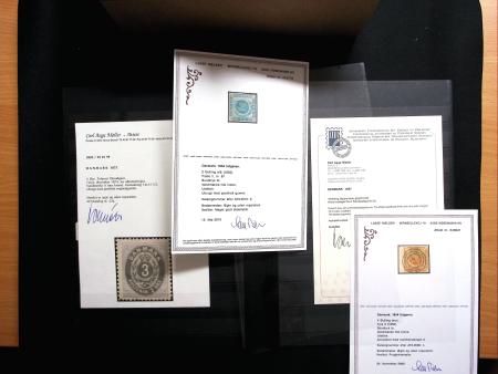 1854-1929, Mint and used selection on three stockpages,