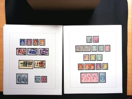 1880-1930 Spezialsammlung ZOLLSTEMPELN in zwei Steckbüchern