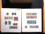 1880-1930 Spezialsammlung ZOLLSTEMPELN in zwei Steckbüchern
