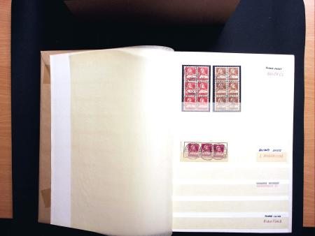 1880-1930 Spezialsammlung ZOLLSTEMPELN in zwei Steckbüchern
