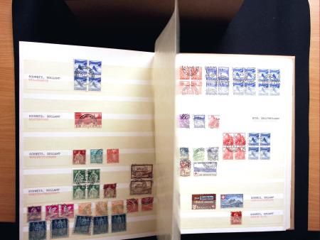 1880-1930 Spezialsammlung ZOLLSTEMPELN in zwei Steckbüchern