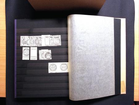 1878-1970 Sammlung NACHPORTOMARKEN in zwei Steckbüchern,