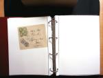 1878-1970 Sammlung NACHPORTOMARKEN in zwei Steckbüchern,