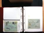 1878-1970 Sammlung NACHPORTOMARKEN in zwei Steckbüchern,