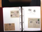 1878-1970 Sammlung NACHPORTOMARKEN in zwei Steckbüchern,