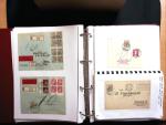 1878-1970 Sammlung NACHPORTOMARKEN in zwei Steckbüchern,