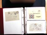 1878-1970 Sammlung NACHPORTOMARKEN in zwei Steckbüchern,