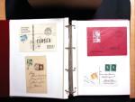 1878-1970 Sammlung NACHPORTOMARKEN in zwei Steckbüchern,