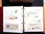 1878-1970 Sammlung NACHPORTOMARKEN in zwei Steckbüchern,
