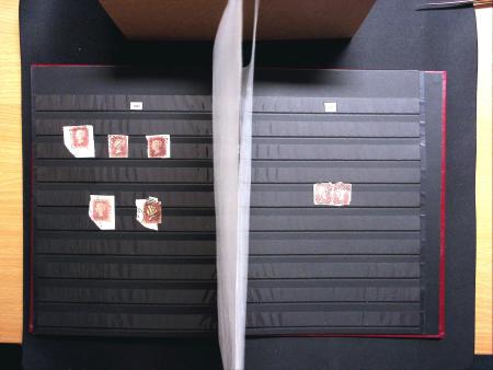 1840-1940 Selection with value in Penny Black covers