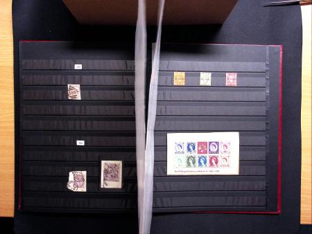 1840-1940 Selection with value in Penny Black covers