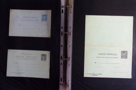 1880-1990, Collection de plus 1000 entiers postaux
