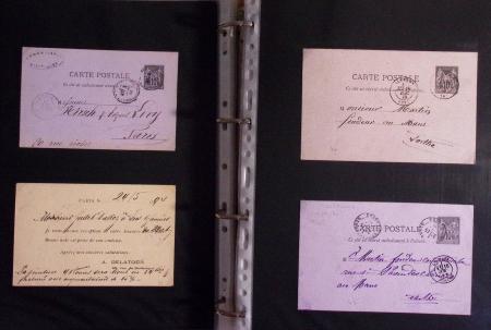 1880-1990, Collection de plus 1000 entiers postaux