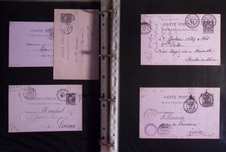 1880-1990, Collection de plus 1000 entiers postaux