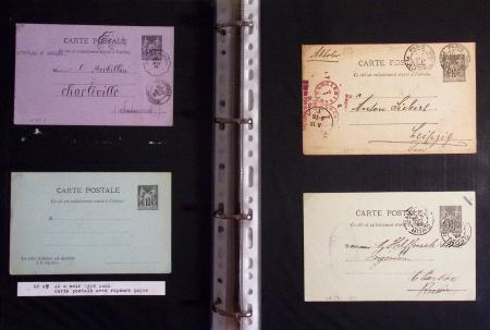 1880-1990, Collection de plus 1000 entiers postaux