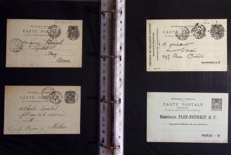 1880-1990, Collection de plus 1000 entiers postaux
