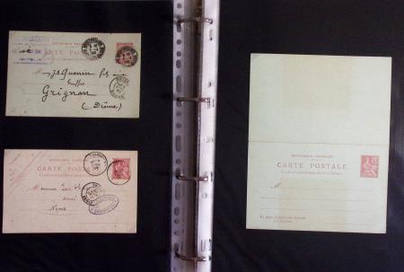 1880-1990, Collection de plus 1000 entiers postaux